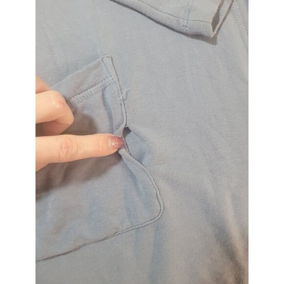 Koolaburra by UGG French Terry Hooded Cardigan • Blue • S • Cozy EUC - Picture 7 of 8